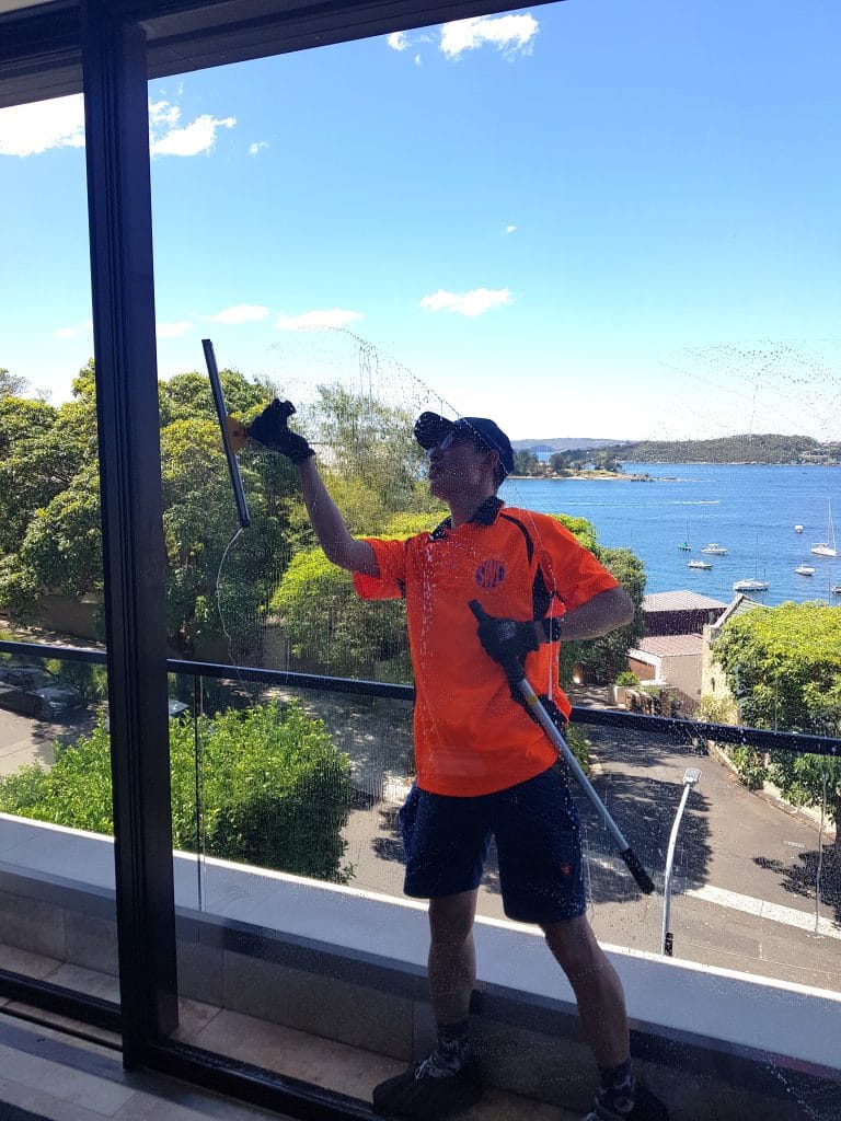 window cleaner who cleans windows
